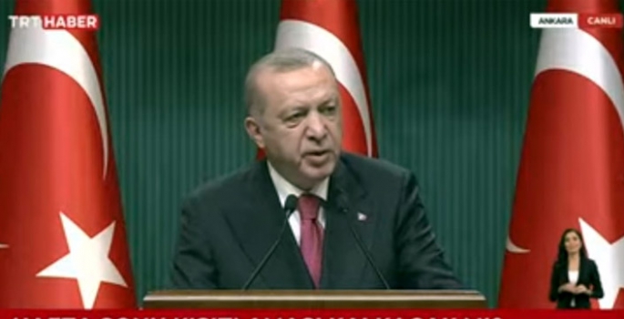 Cumhurbaşkanı Erdoğan normalleşme adımlarını açıkladı