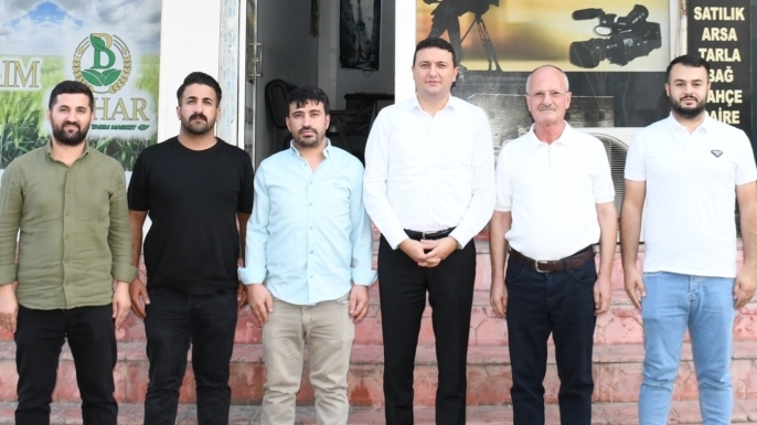 Kaymakam Temurci, Nusaybin Gazeteciler Cemiyeti Derneği’ni ziyaret etti