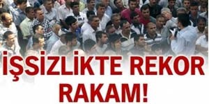 İşsizlikte rekor rakam!