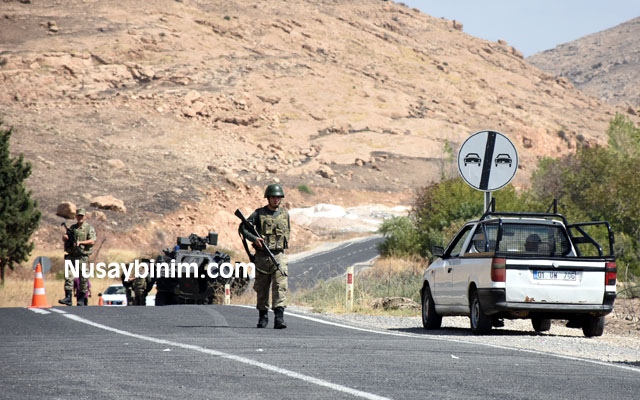 Nusaybin - Midyat yolu ulaşıma kapandı