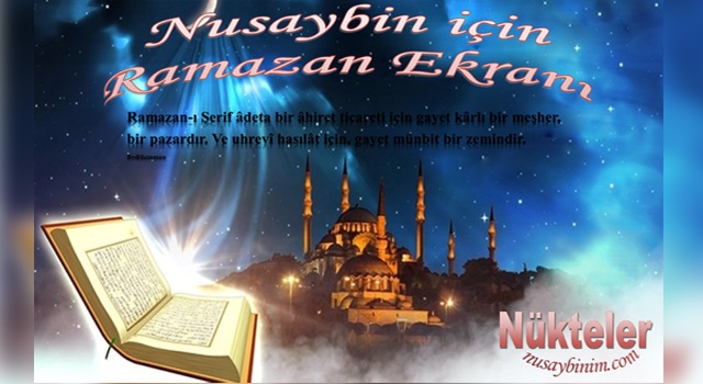 Nusaybin için Ramazan ekranı (Nükteler)