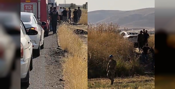 İpekyolu'nda kontrolden çıkan otomobil tarlaya uçtu: 4 yaralı