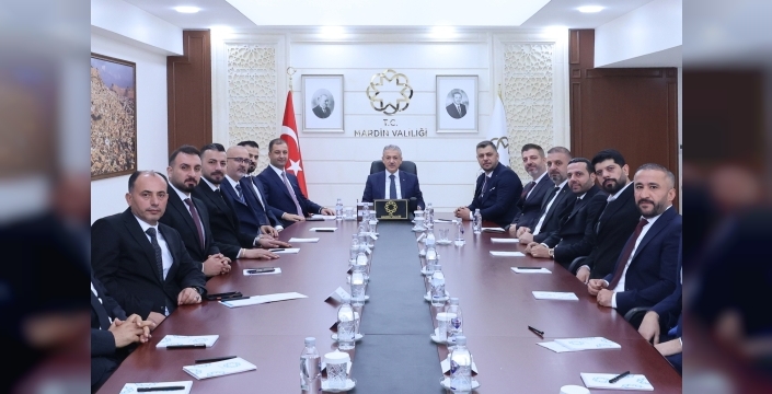Nusaybin TSO Başkanı Ömer Özel'den Vali Akkoyun'a Ziyaret